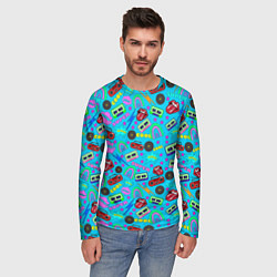 Лонгслив мужской Pop art Граффити, цвет: 3D-принт — фото 2