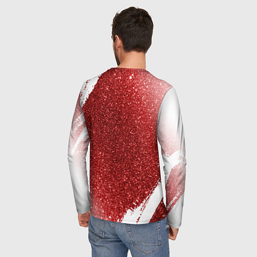 Мужской лонгслив FNAF - ФОКСИ - Краска / 3D-принт – фото 4