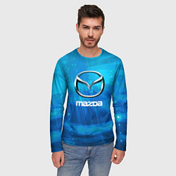 Лонгслив мужской Mazda мазда, цвет: 3D-принт — фото 2