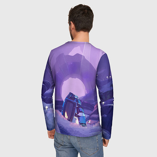 Мужской лонгслив Командо на корабле / 3D-принт – фото 4