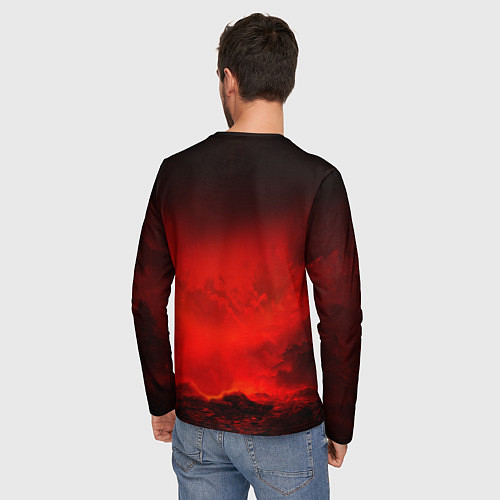 Мужской лонгслив ELDER RING / 3D-принт – фото 4