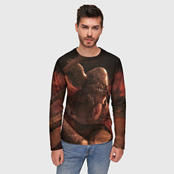 Лонгслив мужской MALENIA ELDER RING, цвет: 3D-принт — фото 2