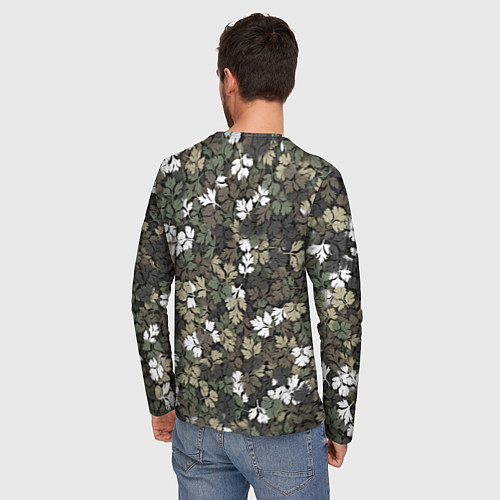 Мужской лонгслив KINZA камуфляж / 3D-принт – фото 4