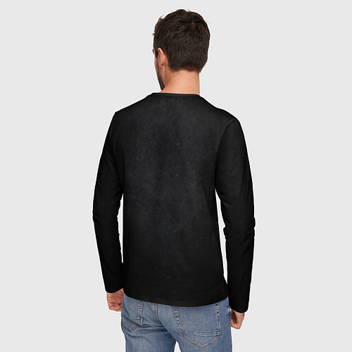 Мужской лонгслив Огненный гриб / 3D-принт – фото 4