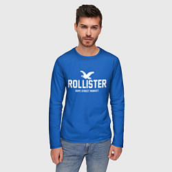Лонгслив мужской Узор Blue Rollister Dope Street Market, цвет: 3D-принт — фото 2