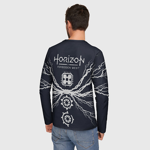 Мужской лонгслив Великолепная Элой / 3D-принт – фото 4