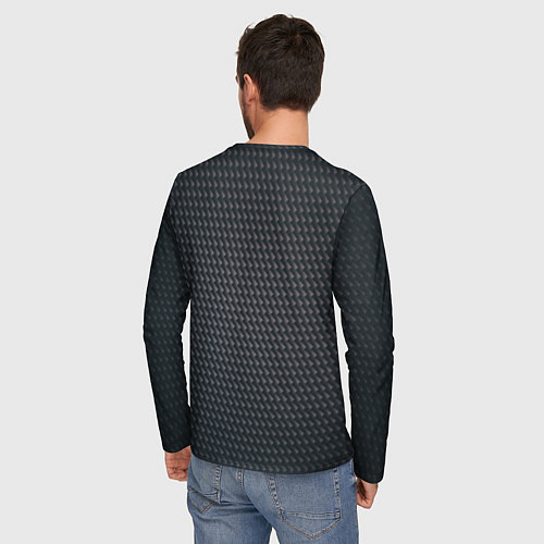 Мужской лонгслив LEXUS Lexus - Карбон / 3D-принт – фото 4