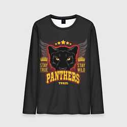 Лонгслив мужской ПАНТЕРА PANTHERS, цвет: 3D-принт