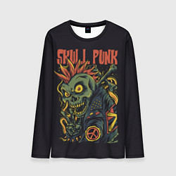 Мужской лонгслив SKULL PUNK Панк