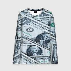 Мужской лонгслив Доллары с Вашингтоном