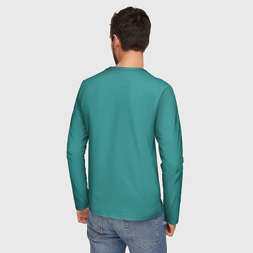 Мужской лонгслив Крейзи лягуха в шапке / 3D-принт – фото 4