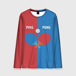 Мужской лонгслив PING PONG теннис