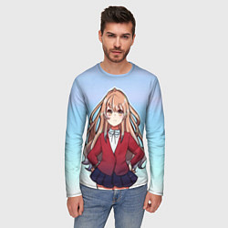 Лонгслив мужской Тайга недовольна, цвет: 3D-принт — фото 2