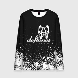Лонгслив мужской Deftones - череп, цвет: 3D-принт