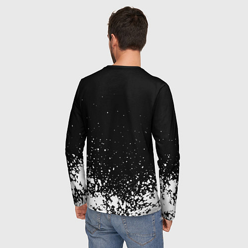 Мужской лонгслив Deftones - череп / 3D-принт – фото 4