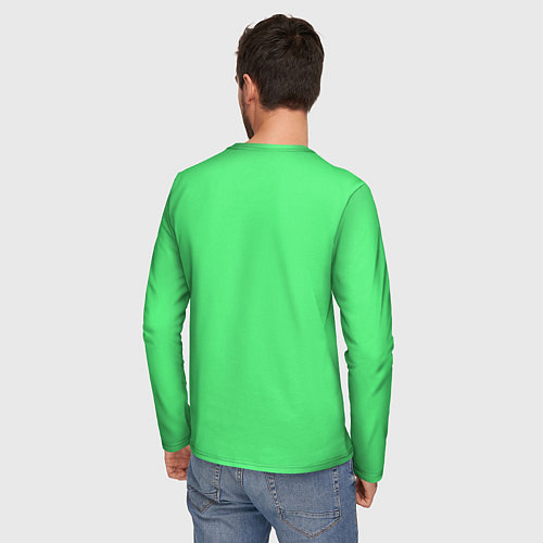 Мужской лонгслив ПИЛЮЛЯ НА СКЕЙТБОРДЕ / 3D-принт – фото 4