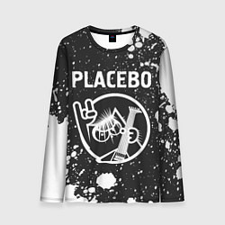 Лонгслив мужской Placebo - КОТ - Брызги, цвет: 3D-принт