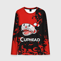Лонгслив мужской Cuphead монстр чашечка, цвет: 3D-принт
