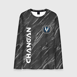 Лонгслив мужской ЧАНГАН МРАМОР CHANGAN, цвет: 3D-принт