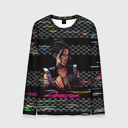 Мужской лонгслив Панам Cyberpunk 2077