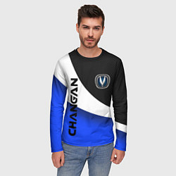 Лонгслив мужской ЧАНГАН - CHANGAN ТРИКОЛОР, цвет: 3D-принт — фото 2