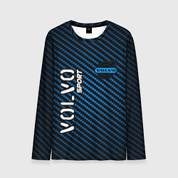 Лонгслив мужской VOLVO Volvo Sport Карбон, цвет: 3D-принт