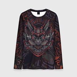 Лонгслив мужской Крол Маска крола, цвет: 3D-принт