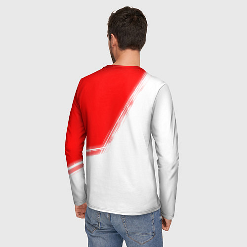Мужской лонгслив ФИАТ Краски / 3D-принт – фото 4
