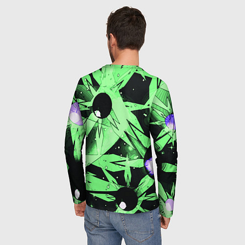 Мужской лонгслив Абстрактный узор с 3d шарами / 3D-принт – фото 4