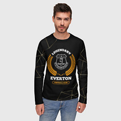 Лонгслив мужской Лого Everton и надпись Legendary Football Club на, цвет: 3D-принт — фото 2