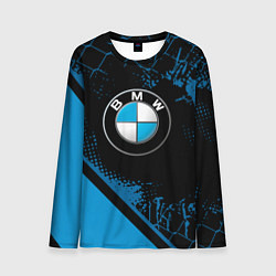 Лонгслив мужской BMW : БМВ ЛОГО, цвет: 3D-принт