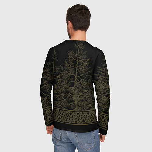 Мужской лонгслив Страха нет - Велес / 3D-принт – фото 4
