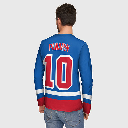 Мужской лонгслив New York Rangers Панарин / 3D-принт – фото 4