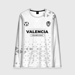 Лонгслив мужской Valencia Champions Униформа, цвет: 3D-принт