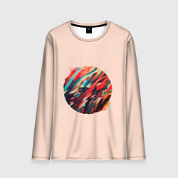 Мужской лонгслив Абстрактный кружок