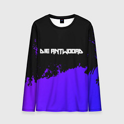 Мужской лонгслив Die Antwoord Purple Grunge