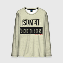 Лонгслив мужской Sum 41 - The Acoustics Full Album, цвет: 3D-принт