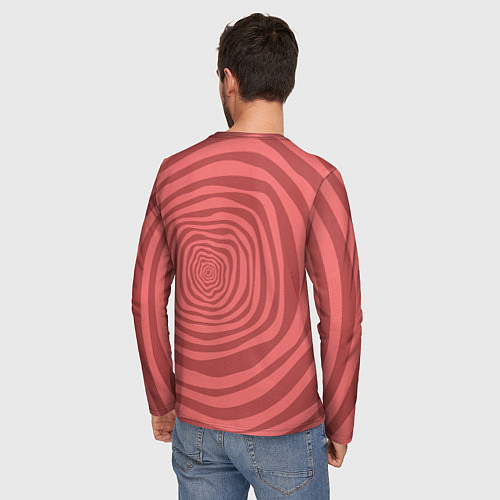 Мужской лонгслив Лягушка-зайчик / 3D-принт – фото 4