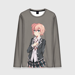 Лонгслив мужской Юи Юигахама OreGairu, цвет: 3D-принт