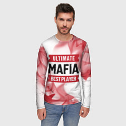 Лонгслив мужской Mafia: красные таблички Best Player и Ultimate, цвет: 3D-принт — фото 2