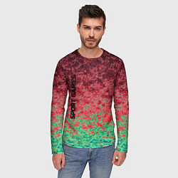 Лонгслив мужской SPORT GAMES Спортивные игры, цвет: 3D-принт — фото 2
