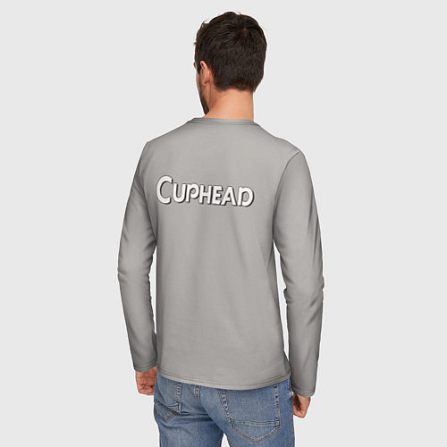 Мужской лонгслив Чашечки / 3D-принт – фото 4