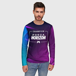 Лонгслив мужской Forza Horizon Gaming Champion: рамка с лого и джой, цвет: 3D-принт — фото 2