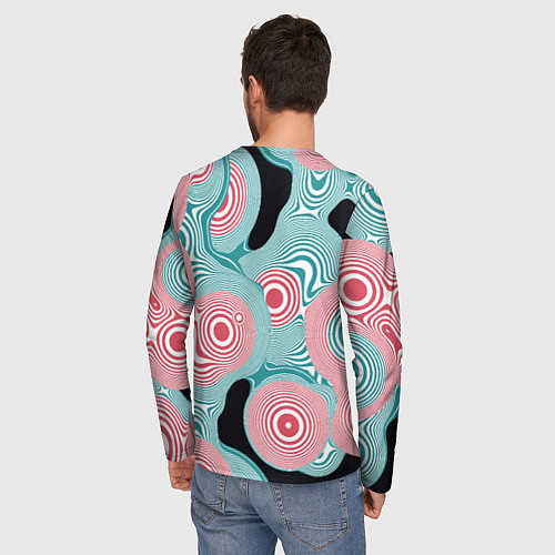 Мужской лонгслив Кицунэ-маска / 3D-принт – фото 4