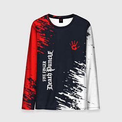 Лонгслив мужской Five Finger Death Punch - краска, цвет: 3D-принт