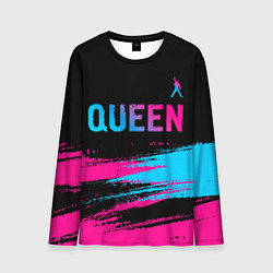 Лонгслив мужской Queen Neon Gradient, цвет: 3D-принт