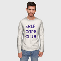 Лонгслив мужской Self care club, цвет: 3D-принт — фото 2