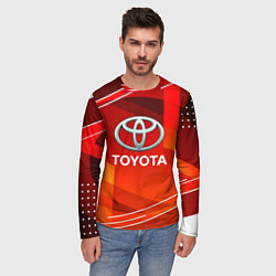 Лонгслив мужской Toyota Abstraction Sport, цвет: 3D-принт — фото 2