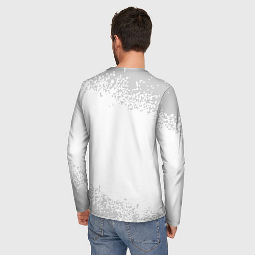 Мужской лонгслив Надпись самый лучший Даниил / 3D-принт – фото 4