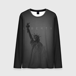 Лонгслив мужской LIBERTY - СТАТУЯ СВОБОДЫ, цвет: 3D-принт